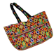 Jaipuri Handmade Embroidered Cotton Handbag Multicolor Ethnic Tote Bag for Women